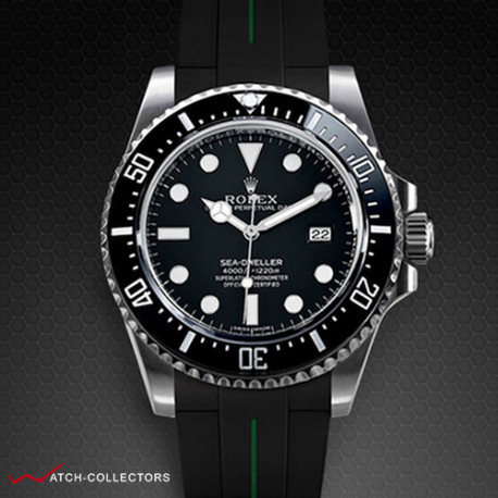 Strap for Rolex New Sea-Dweller 4000 - VulChromatic® Series (Tang Buckle Series)