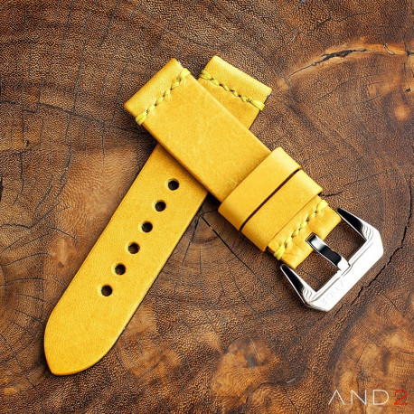 Horween Chromexcel Yellow Leather 24mm 