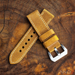 Chamonix Brass Leather strap 24mm