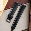 Kingsley Blackout Leather Strap 22mm