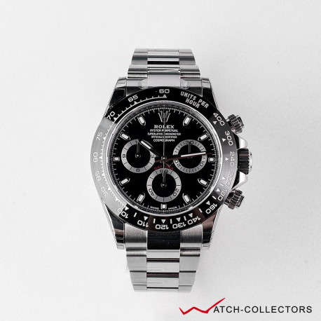 Rolex Cosmograph Daytona Black dial Ref 116500ln Circa 2019