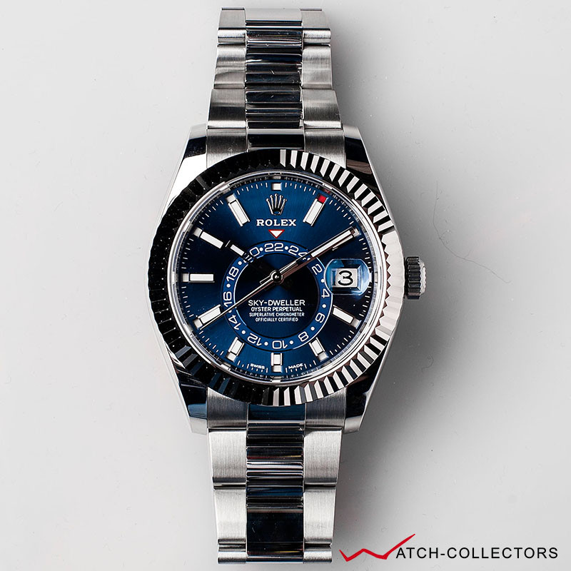 Rolex Sky-Dweller BLUE Ref 326934 Circa 2019 - Watch-Collectors